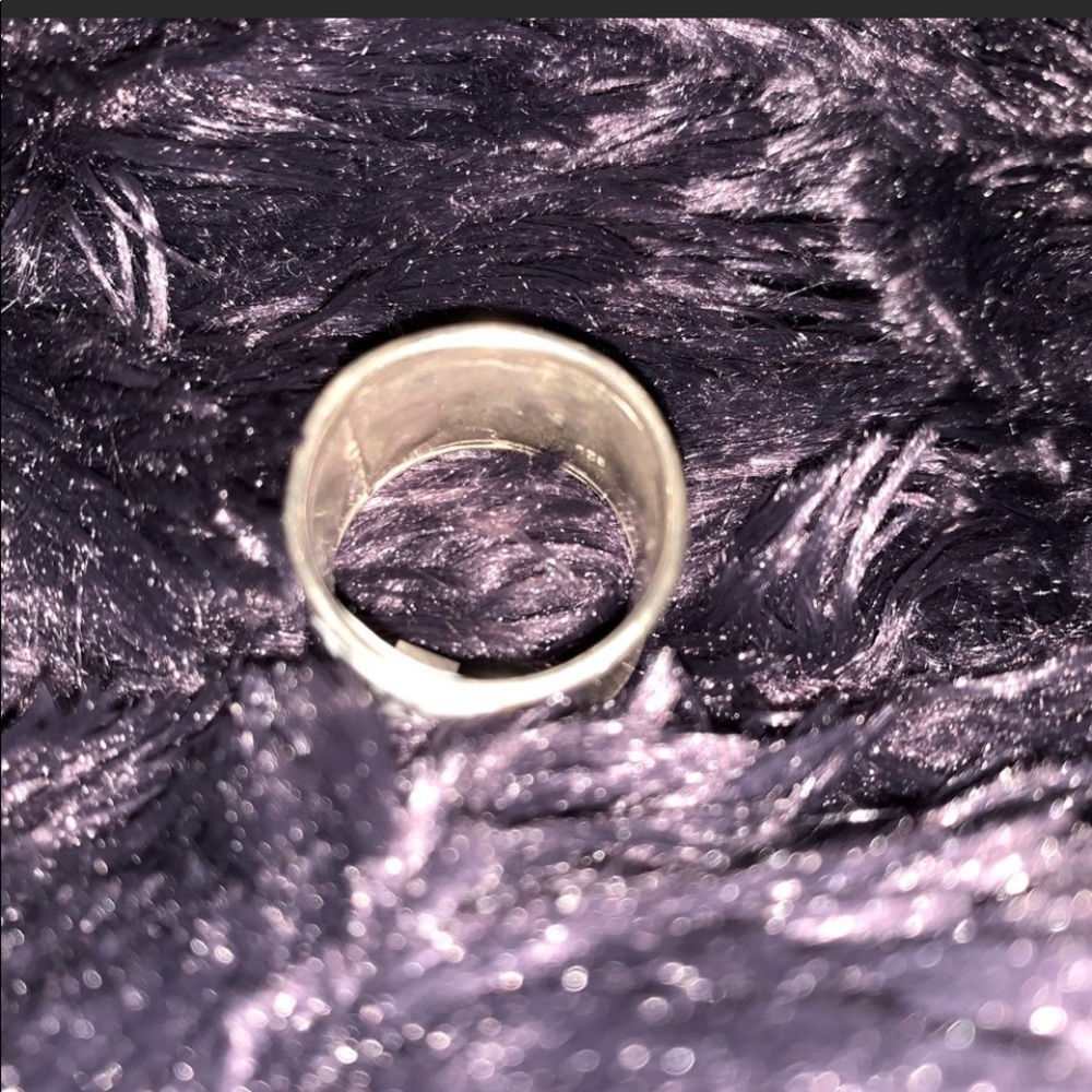 Silpada Hammered Ring 6 Retired Vintage Sterling Silver Band - Picture 5 of 5